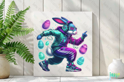 Retro Easter Bunny Sublimation Clipart Product Image 2