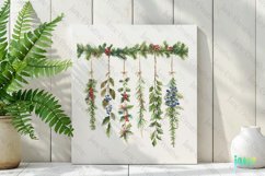 Hanging Christmas Strings Clipart Product Image 2