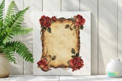 Vintage Valentine Label Sublimation Clipart Product Image 2