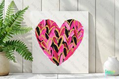 Valentine Day Heart Brushstroke Clipart Product Image 2
