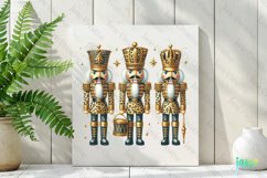 Glitter Leopard Christmas Nutcracker Clipart Product Image 2
