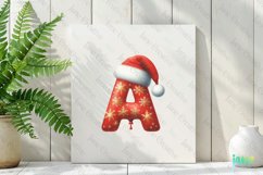Santa Claus Balloon Alphabet Letter A Clipart Product Image 2