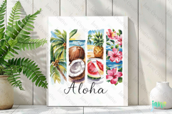Aloha-Summer Brushstroke Clipart Product Image 2