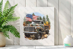 American Flag Bundle Sublimation Clipart Product Image 2