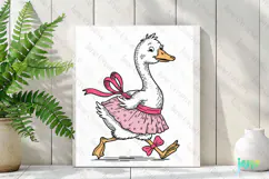 Silly Goose SVG PNG Sublimation Clipart Product Image 2