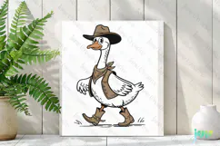 Silly Goose SVG PNG Sublimation Clipart Product Image 2