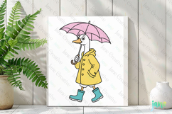 Silly Goose SVG PNG Sublimation Clipart Product Image 2