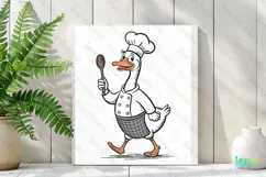Silly Goose SVG PNG Sublimation Clipart Product Image 2