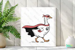 Silly Goose SVG PNG Sublimation Clipart Product Image 2