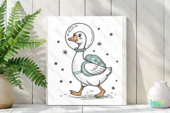 Silly Goose SVG PNG Sublimation Clipart Product Image 2