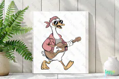 Silly Goose SVG PNG Sublimation Clipart Product Image 2