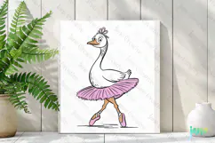 Silly Goose SVG PNG Sublimation Clipart Product Image 2