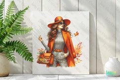 Autumn Girl Fall Sublimation Clipart Product Image 2
