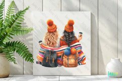 Autumn Girl Fall Sublimation Clipart Product Image 2