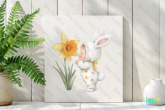 Baby Dressed As Easter Bunny Sublimation Product Image 2