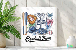 Baseball Mom Brushstroke Sublimation Bundle Product Image 2