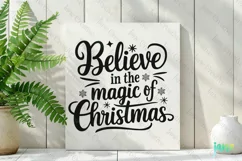 Believe In The Magic Of Christmas SVG PNG Product Image 2
