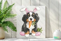Easter Bunny Bernese Mountain Dog Clipart Product Image 2