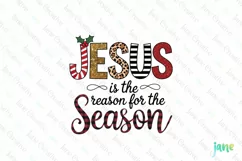 Jesus Is The Reason For The Season Christmas PNG Clipart Product Image 1