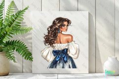 Blue Christmas Clipart Sublimation Product Image 2