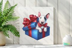 Bull Terrier Christmas Clipart Product Image 2