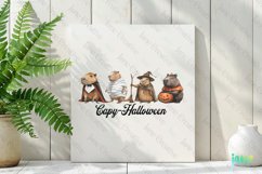 Halloween Capybara Sublimation Clipart Product Image 2