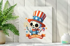 Celebrate Freedom Funny 4th Of July Clipart Product Image 2