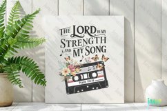 Christian Floral Sublimation Clipart Product Image 2