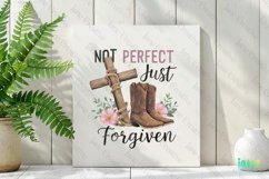 Christian Floral Sublimation Clipart Product Image 2