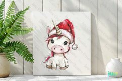 Unicorn Christmas Animals Minimalist Cartoon Product Image 2