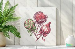 Christmas Candy Sublimation Clipart Product Image 2