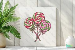 Christmas Candy Sublimation Clipart Product Image 2