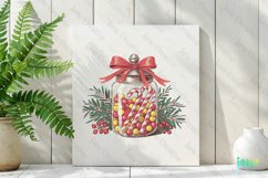 Christmas Candy Sublimation Clipart Product Image 2
