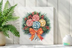 Christmas Candy Sublimation Clipart Product Image 2