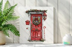 Christmas Door Sublimation Clipart Product Image 2