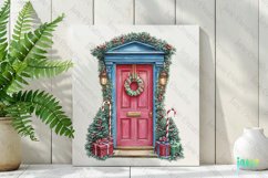 Christmas Door Sublimation Clipart Product Image 2