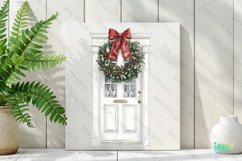 Christmas Door Sublimation Clipart Product Image 2
