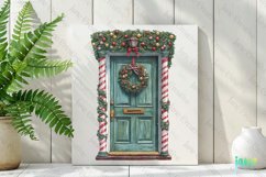 Christmas Door Sublimation Clipart Product Image 2