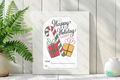 Christmas Gift Tag Sublimation Clipart Product Image 2