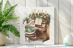Christmas Gnome Musicians Sublimation Clipart Product Image 2