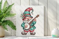 Christmas Gnome Musicians Sublimation Clipart Product Image 2