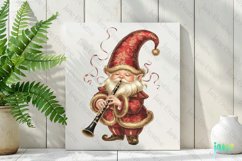 Christmas Gnome Musicians Sublimation Clipart Product Image 2