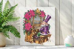 Christmas Gnome Musicians Sublimation Clipart Product Image 2