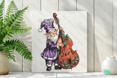 Christmas Gnome Musicians Sublimation Clipart Product Image 2