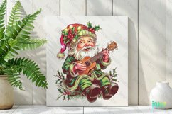Christmas Gnome Musicians Sublimation Clipart Product Image 2