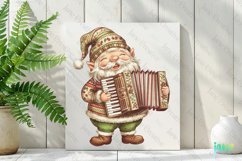 Christmas Gnome Musicians Sublimation Clipart Product Image 2