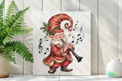 Christmas Gnome Musicians Sublimation Clipart Product Image 2
