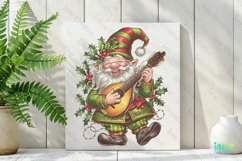 Christmas Gnome Musicians Sublimation Clipart Product Image 2