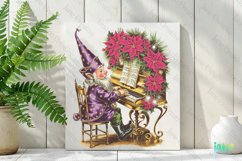 Christmas Gnome Musicians Sublimation Clipart Product Image 2