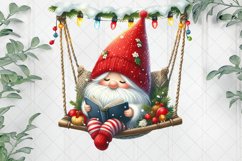 Gnome with Books On Hammock Sublimation Product Image 1